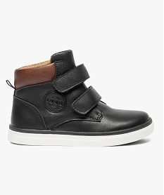 GEMO Boots avec col contrastant fermeture à scratch noir standard