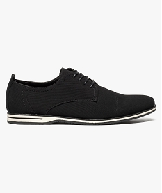 derbies a effet texture et semelle contrastante noir baskets et tennis6399201_1