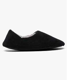 chaussons velours doubles noir6471201_1