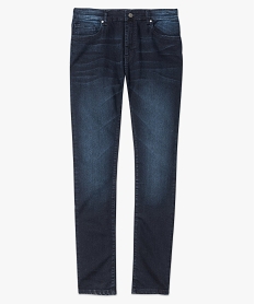 jean slim 5 poches delave sur lavant bleu jeans6512301_4