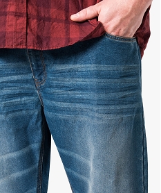 pantalon denim coupe regular gris6514001_2