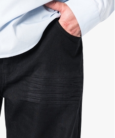 pantalon denim coupe regular noir6514101_2