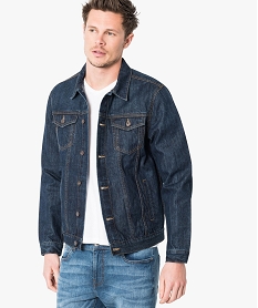 GEMO Blouson en jean brut Bleu