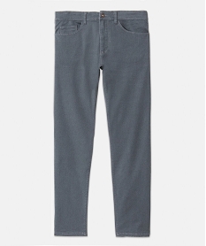 pantalon denim stretch coupe regular gris6518001_4