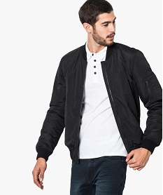 blouson bomber 4 poches noir6527101_1