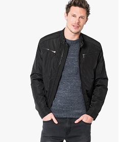 blouson style motard noir6529201_1