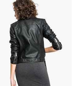 veste perfecto avec ceinture en cuir synthetique noir vestes6562401_3