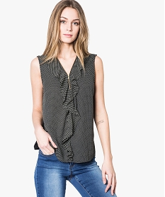 GEMO Chemise sans manche imprimée sur lavant Imprimé