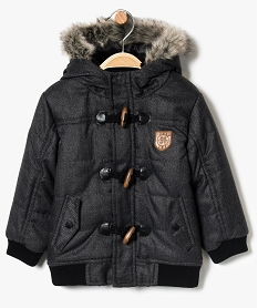 parka matelassee avec capuche imprime6615601_1