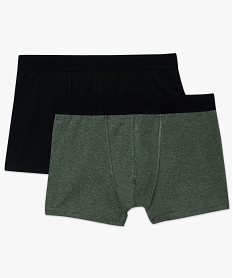 GEMO Lot de 2 boxers en matière stretch Rouge