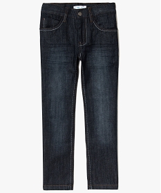 jean straight 5 poches double surpiqure bleu jeans6721001_1
