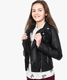 SANS GENRE BLEU BLOUSON BLACK