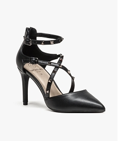 escarpins a talon aiguille avec clous metalliques sur le dessus noir6827401_2
