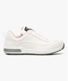 GEMO Chaussures de sécurité SRC style basket féminine Blanc