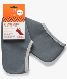 GEMO Chaussons pour bottes homme confort et chaleur Gris