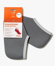 chaussons pour bottes gris6880401_2