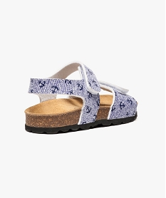 sandales motif estival a scratch bleu sandales et nu-pieds6905501_4