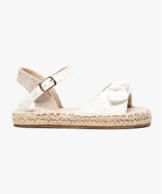 sandales plateformes facon espadrille blanc6911901_1