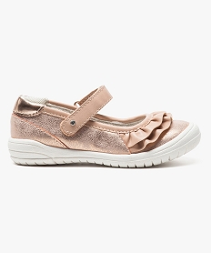 babies bicolores avec fermeture scratch rose ballerines6913601_1