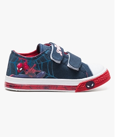 GEMO Baskets basses en toile - Spiderman Bleu