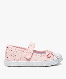 GEMO Babies en toile avec fermeture scratch rose standard