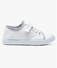 GEMO Tennis en toile avec fermeture scratch blanc standard