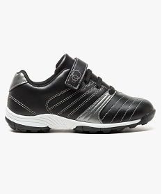 GEMO Chaussure de foot bicolore avec surpiqûres apparentes Noir