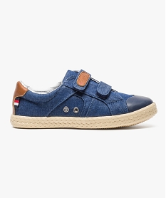 tennis basses en denim bleu6925501_1