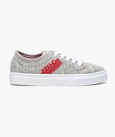 tennis en toile a lacets gris6926101_1