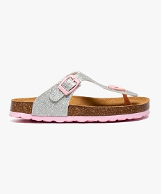 sandales fille avec entredoigt et semelle anatomique gris6929501_1