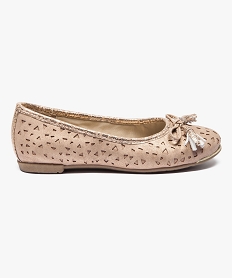 ballerines pailletees avec motifs perfores rose6941901_1