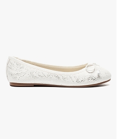 COMBI ROUGE BALLERINE BLANC