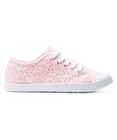 CHAUSSETTE ROSE TOILE IMPRIME1