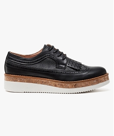 derbies a plateforme bimatiere noir6948401_1