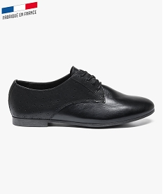 GEMO Derbies en cuir  souple noir standard