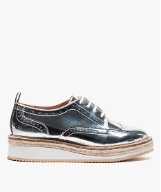 derbies plateforme avec semelle en corde gris6950201_1