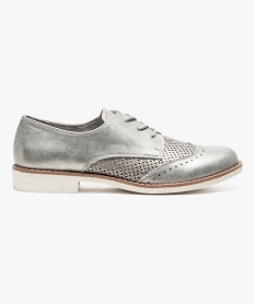 derbies pailletes avec dessus ajoure gris6950501_1