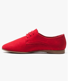 derbies perfores toucher velours rouge6951101_3
