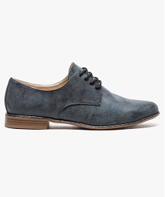 derbies aspect cuir avec dessus paillete noir derbies6951501_1