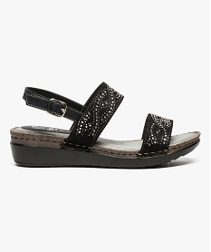 sandales confort casual chic a strass noir6984501_1