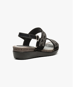 sandales confort casual chic a strass noir6984501_4