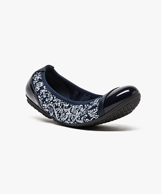 ballerines souples bimatieres bleu7001401_2