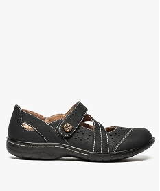 GEMO Babies femme confort avec bride double à scratch noir standard