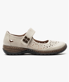 babies ajourees avec scratch beige ballerines7003201_1