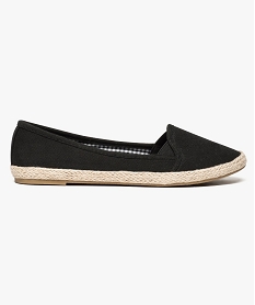 ballerines femme en toile avec doublure interieure vichy noir espadrilles7005401_1