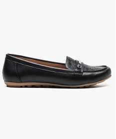 GEMO Mocassins avec dessus ajouré noir standard