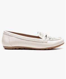 mocassins avec dessus ajoure blanc7006801_1