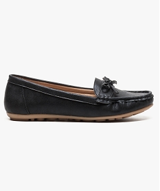 mocassin bateau avec petit nœud noir7006901_1