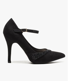 escarpins a talon avec strass sur le dessus noir7011101_1