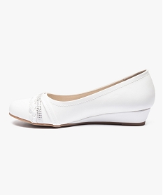 ballerines avec brides fantaisie et talon compense blanc standard7015301_3